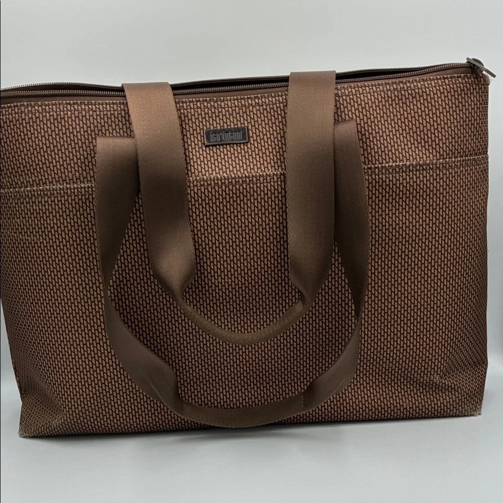 Hartmann Brown Carry on Laptop Luggage Tote Bag 13”x18”
